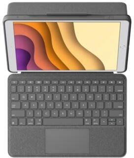 Logitech Combo Touch Tastatur und Foliohülle mit Trackpad grafit 920-009624