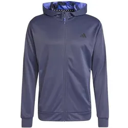ADIDAS Herren Kapuzensweat Train Essentials Camo, Größe S in Grau Grau