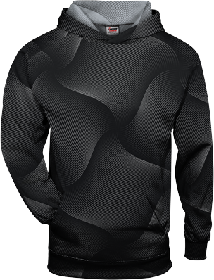 Badger Sport 1413 Warp Hood T-Shirt in Black size XL   Polyester 141300