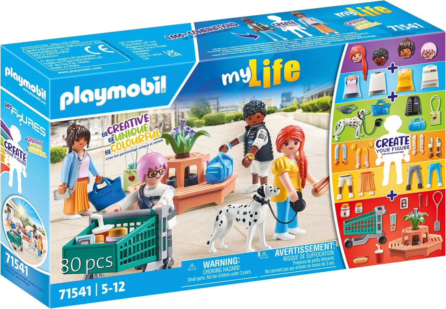 Playmobil 71541 My Figures Shopping My Life - 80 stuks