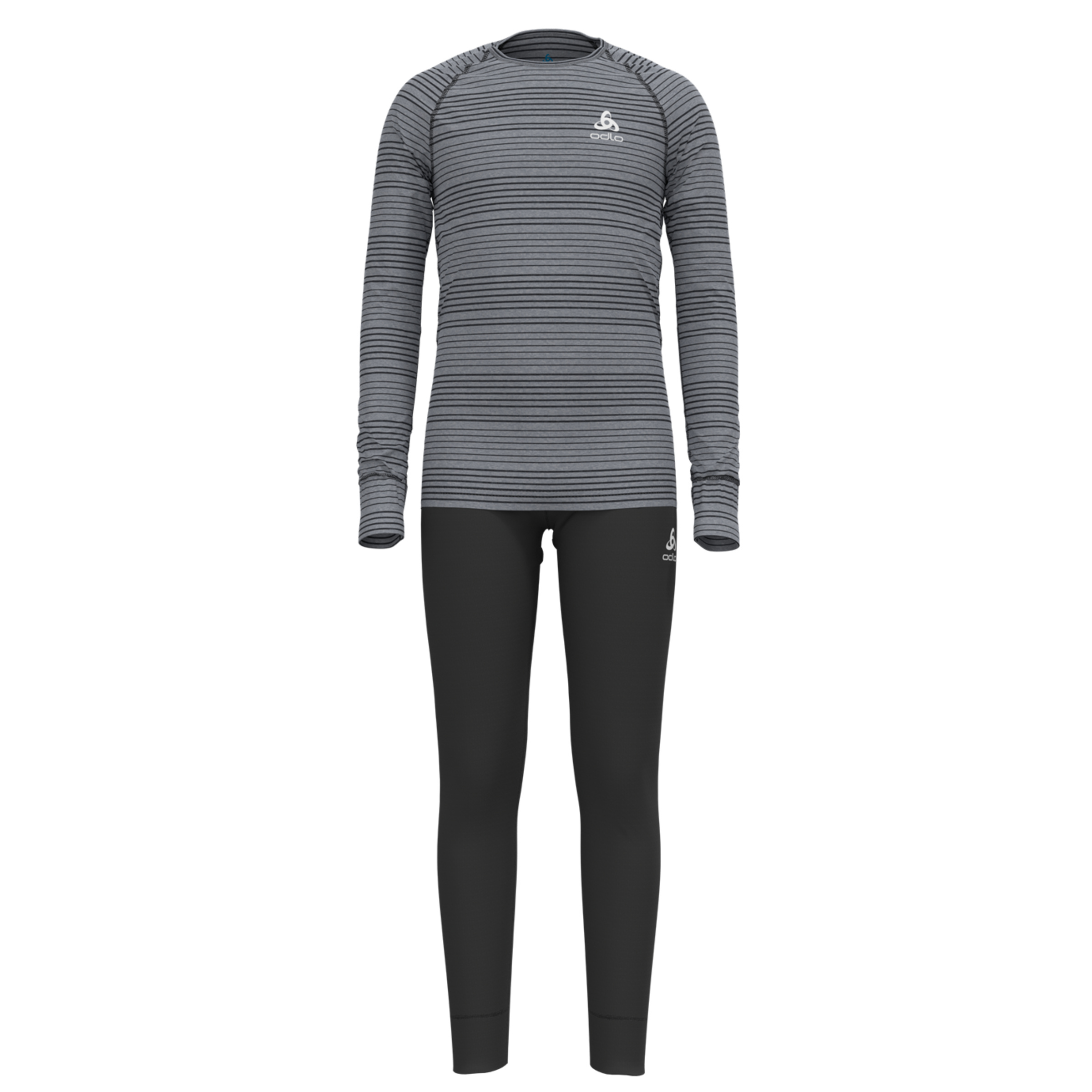 Odlo Active Warm Unterwäsche Set Kinder Unterwäsche Sets schwarz Größe 140 Elastisch
