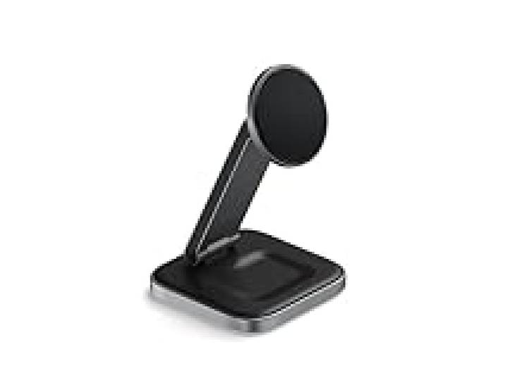 SATECHI Chargeur sans Fil Qi2 2 en 1, Charge Magnétique 15W