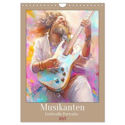 Musikanten - Lichtvolle Portraits (Wandkalender 2027 DIN A4 hoch), CALVENDO Monatskalender