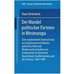 Der Wandel politischer Parteien in Westeuropa, Fachbücher