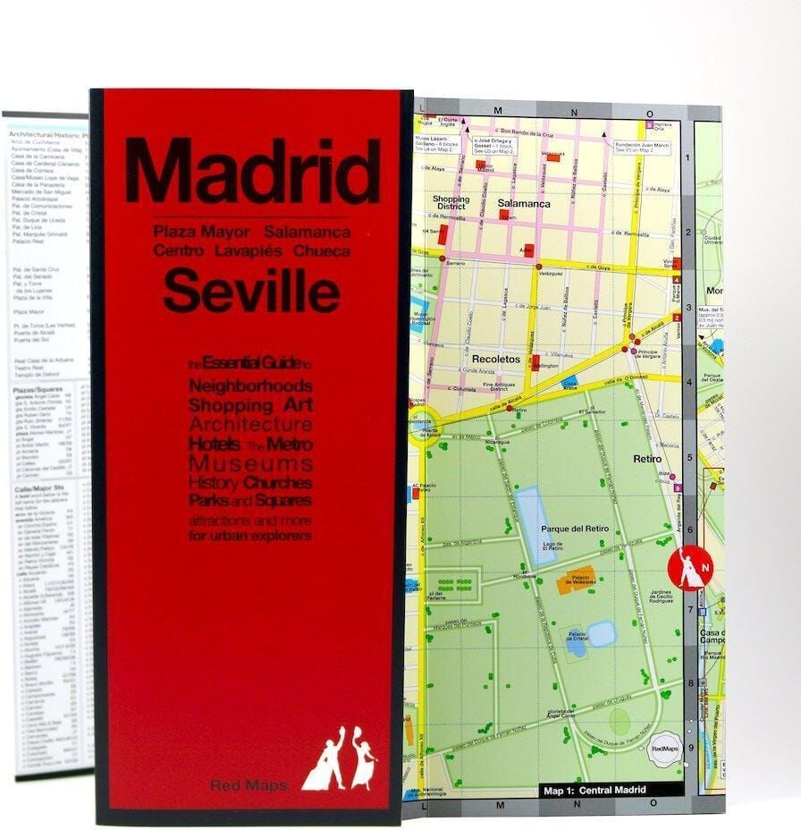 Madrid et Séville, Espagne   Red Maps