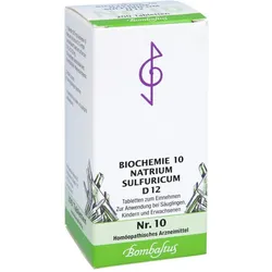 Biochemie 10 Natrium sulfuricum D 12