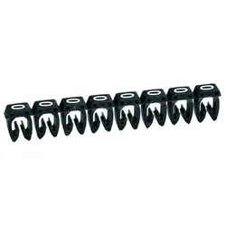 Legrand 038230 Kennzeichnungssystem CAB3 4-6qmm Ziffer:0 schwarz