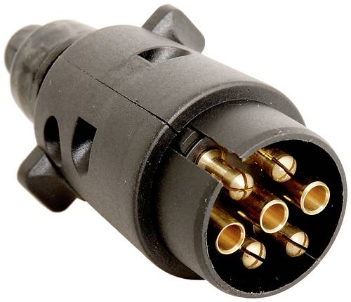 HP Autozubehör 28254 Anhänger Stecker [Steckdose 7polig - Stecker 7polig] Kunststoff