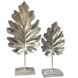 Bamyum 2pcs Bergahornblätter Modern Deko Figur
