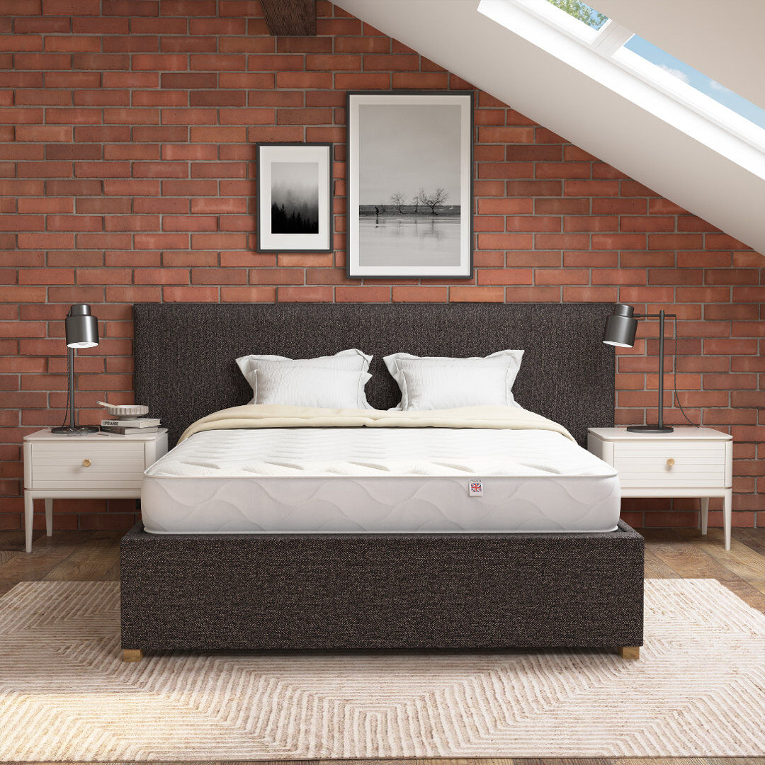 Durain White Noise Open Coil Mattress Double (4'6)