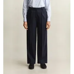 Gant für Damen. 4150416 Marineblaue Anzughose (32), Lässig, Wolle, Klassisch