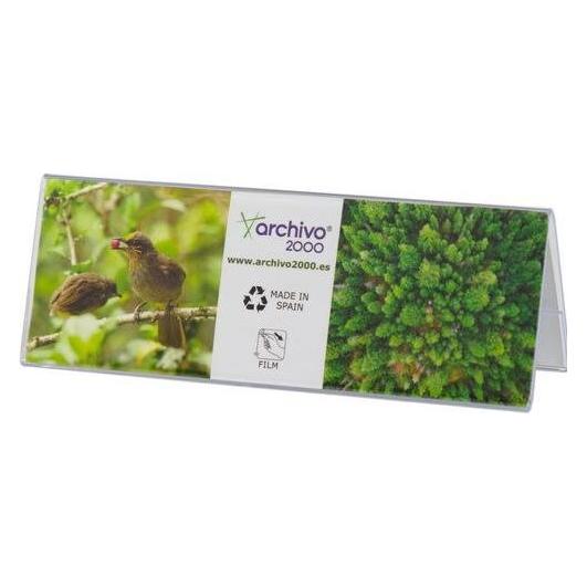 Archivo 2000 Namensschild 10405 CS TP PS (Polystyrol) Transparent (10405 CS TP)
