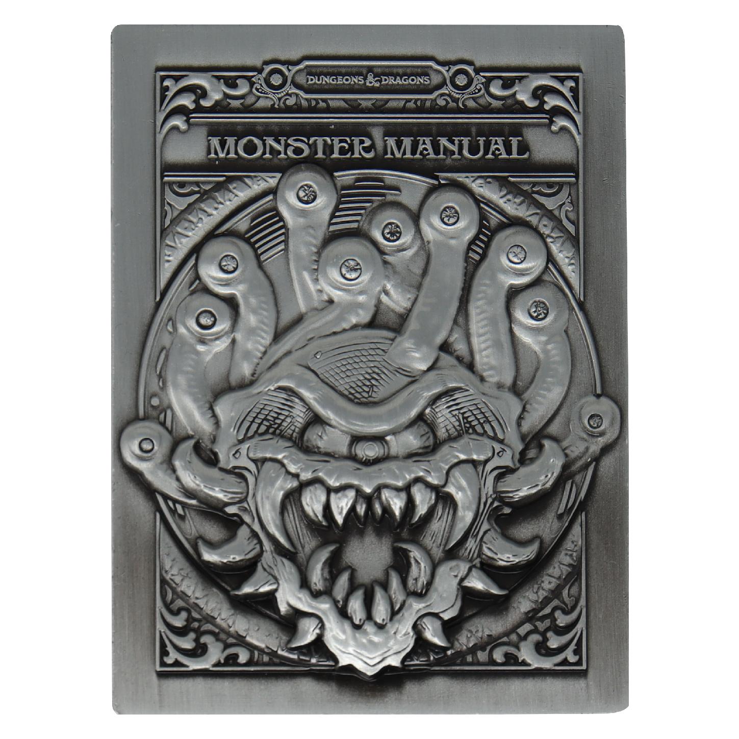 Fanattik DUNGEONS & DRAGONS - Monster Manual - Lingot collector en métal (HAS-DUN09)