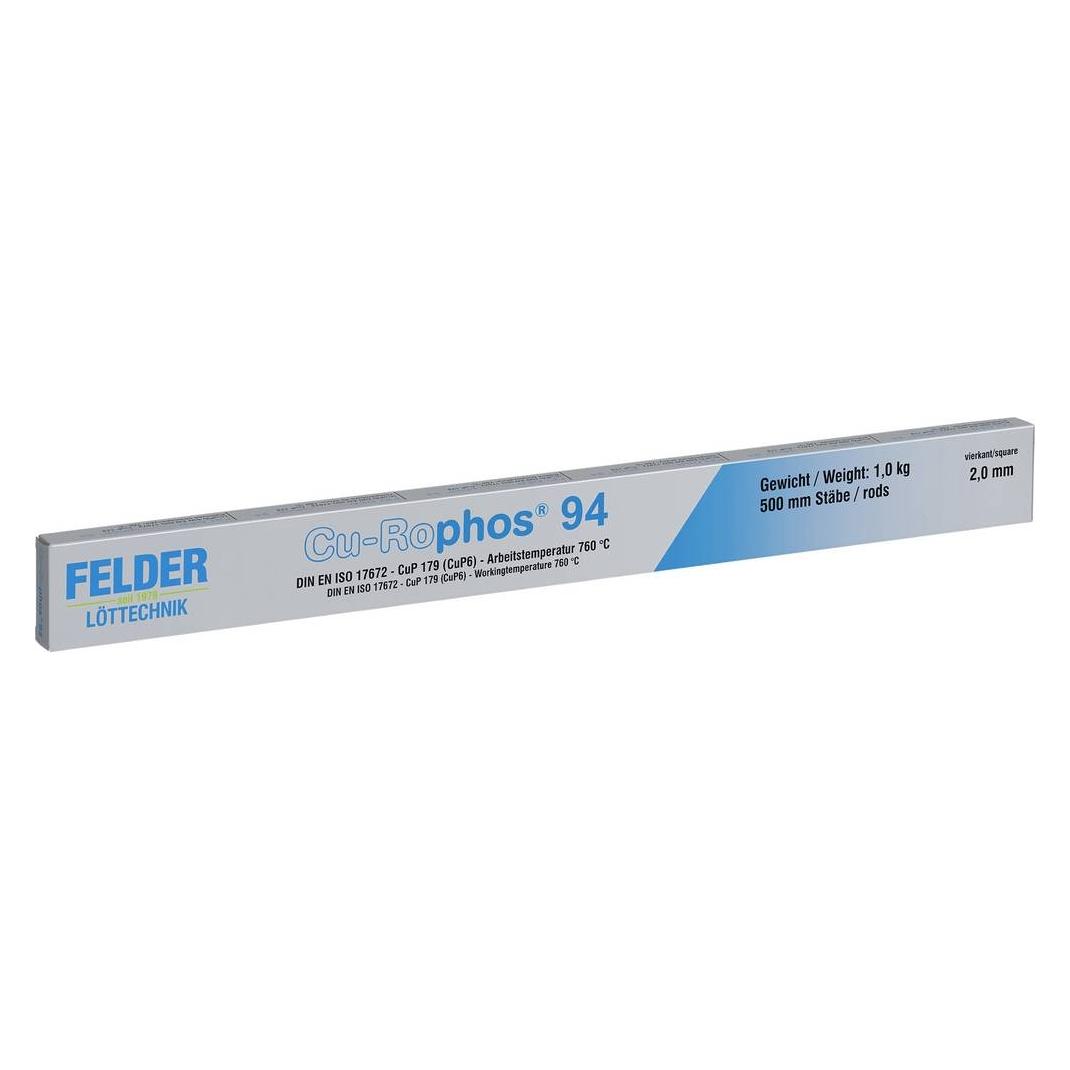 Felder Lottechnik Kupferhartlot Cu-Rophos 94 (Lötzinn) (330120501)