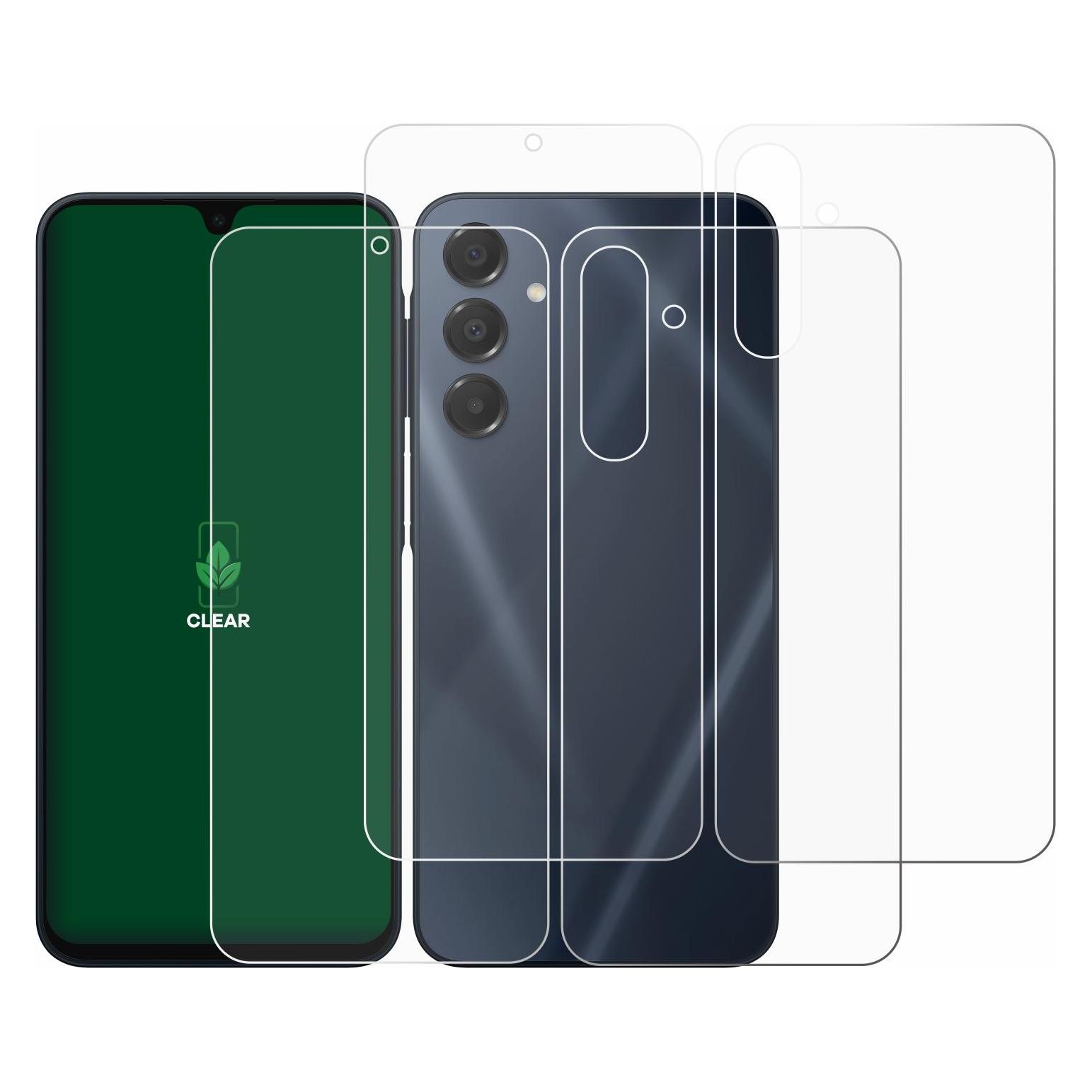 ScreenLeaf Schutzfolie für Samsung Galaxy A16 4G (Display+Rückseite) Displayschutz Display Schutz Folie Klar T (Samsung Galaxy A16) (6157030)