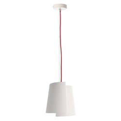 Deko Light Twister I 342144 Pendelleuchte LED, Halogen E14 25 W Weiß