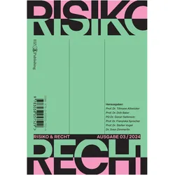 Risiko & Recht 03/2024, Fachbücher von Sven Zimmerlin