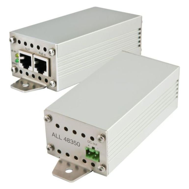 Synergy 21 ALL48350 PoE Adapter/Injector (802.3af (PoE), 802.3at (PoE+), 22 W) (ALL48350)