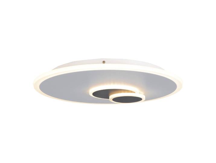 Plafonnier LED Aarhus Ø 47cm Blanc Matériau : Métal, Matière plastique Surface en métal : Laqué Type de matière synthétique : Polyester-PVC