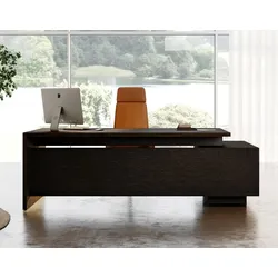 Chefschreibtisch Design Echtholz furniert Lewo