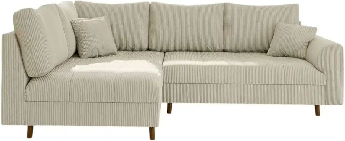 S-STYLE Ecksofa  Maya ¦ beige ¦ Maße (cm): B: 231 H: 81