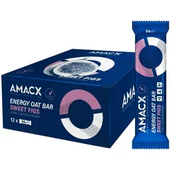 AMACX Energieriegel Oat Bar Sweet Figs | 12 Riegel Box