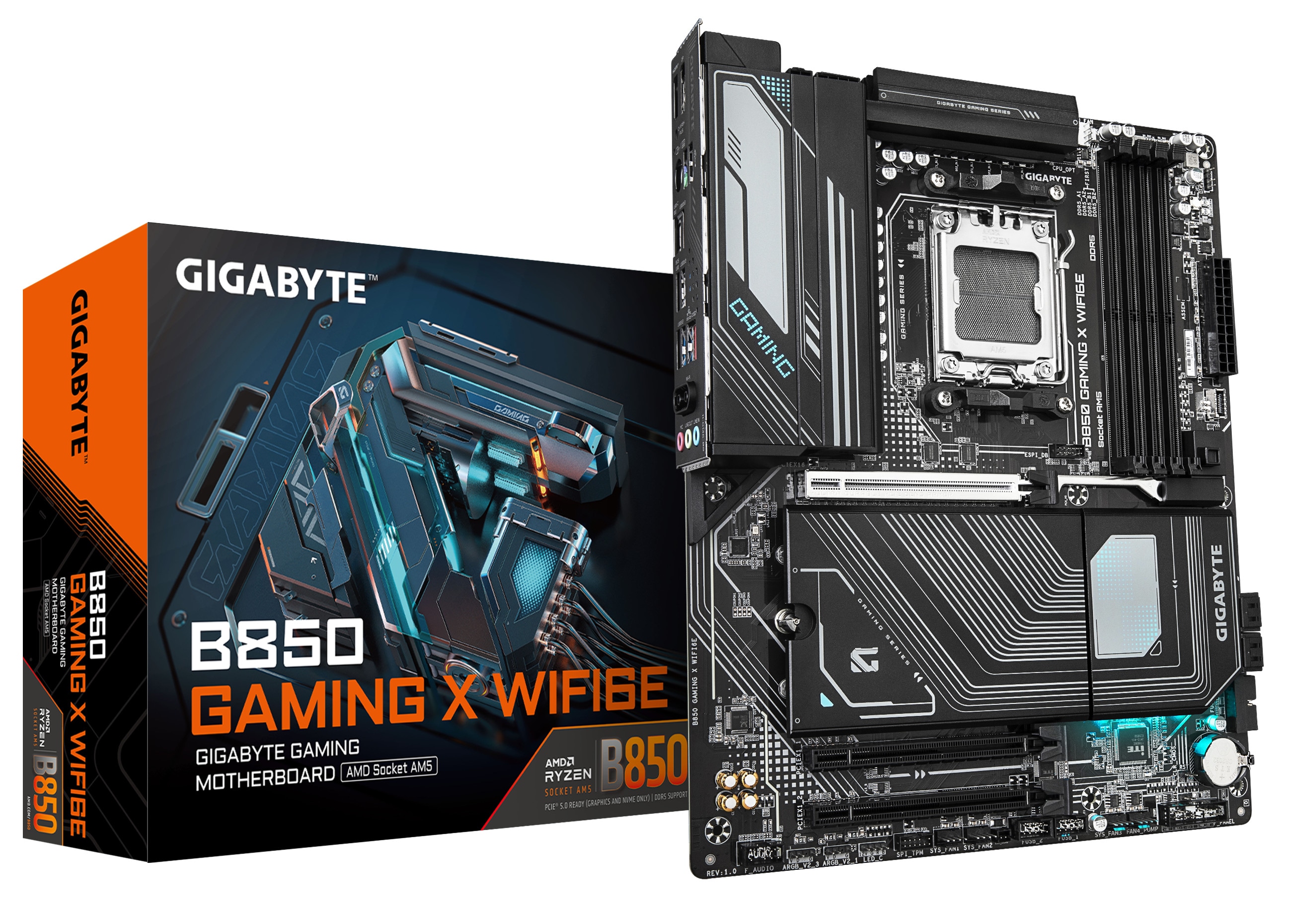 GIGABYTE B850 GAMING X WIFI6E ATX Mainboard - Sockel AM5