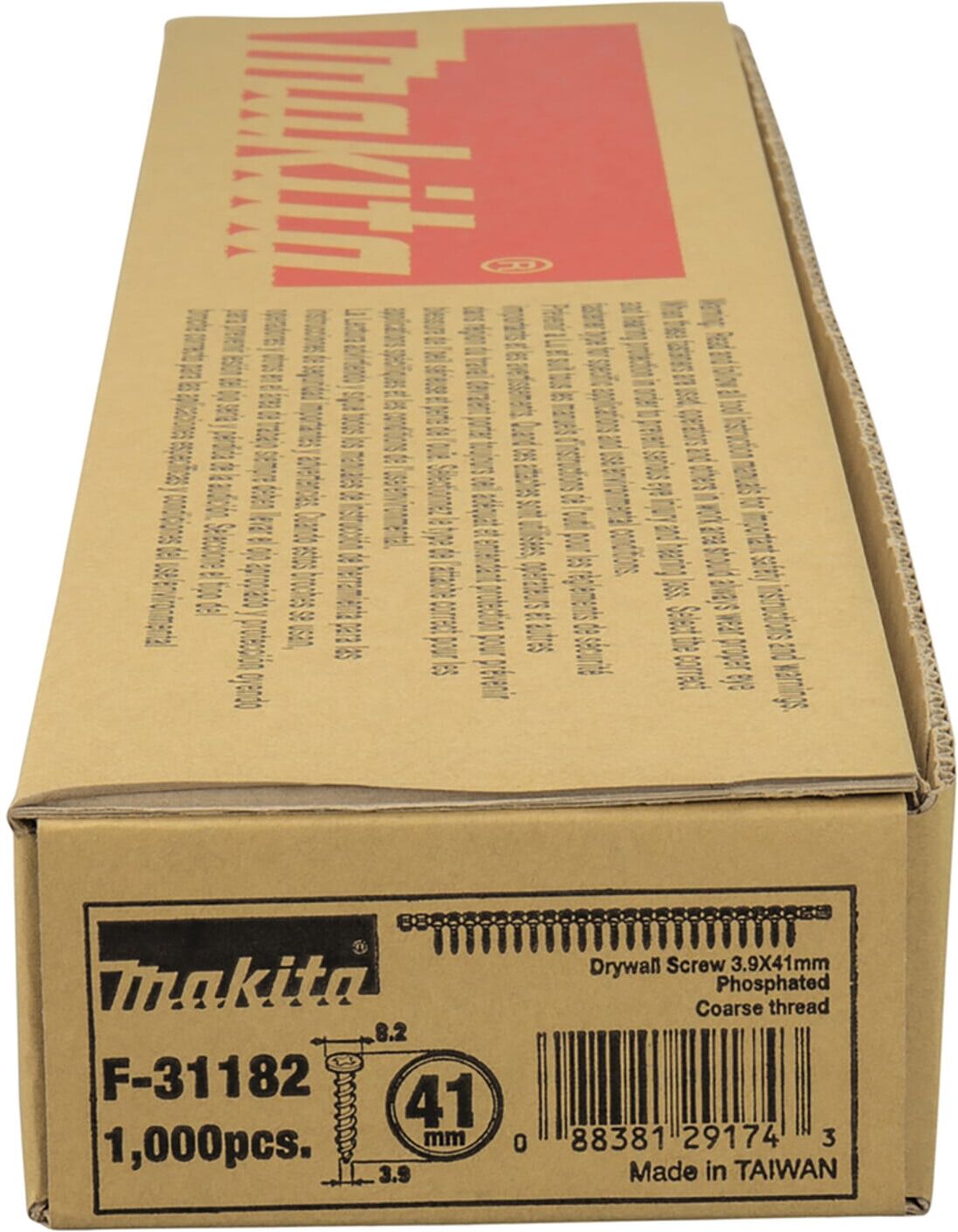 Makita Schnellbauschr. Grob 3,9x41mm F-31182)
