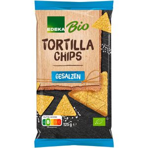 Edeka Chips gesalzen, BIO, Tortillas, 125 g