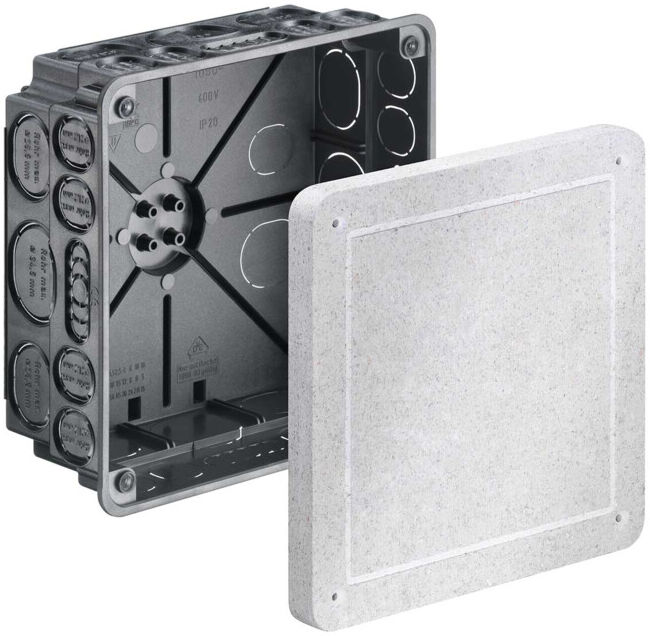 Kaiser Boîtier encastrable UP 159x159x90mm 1096-22 (1096-22)