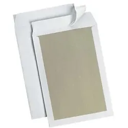 MAILmedia Papprückwandtaschen DIN B4 weiß