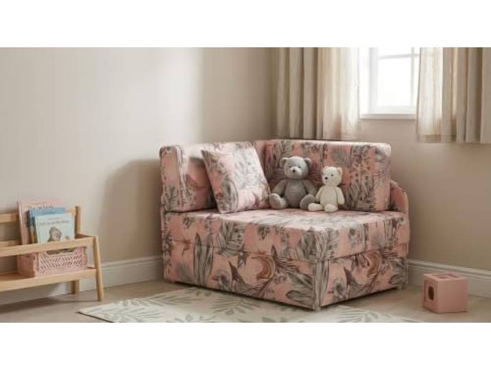 Family Meble Kinder-Schlafsofa Denis Design mit Bettkasten, ausziehbar – Variante Spring 4