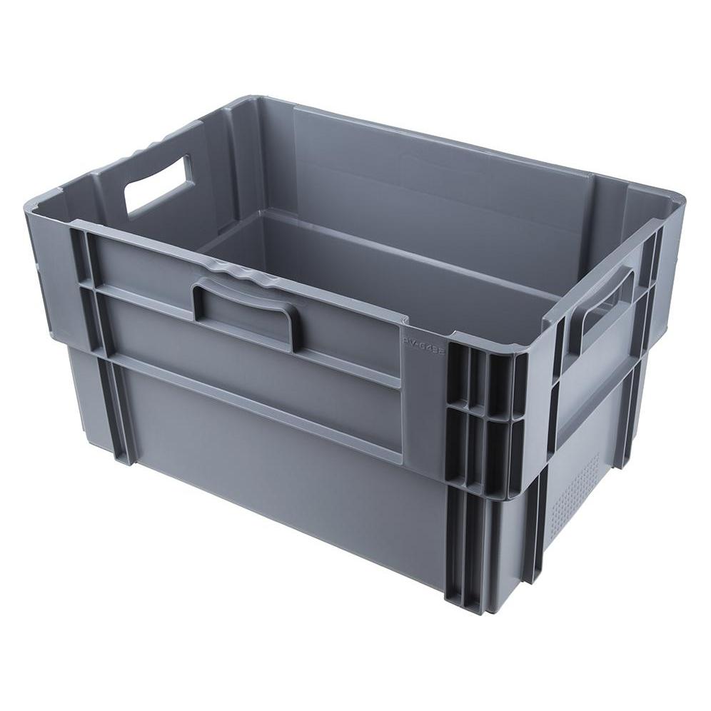 RS PRO 60 LTR.STACK CONTAINER600x400x320MMGREY (7259186)