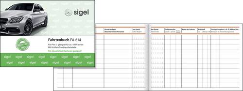 Sigel FA614 DIN A6 quer Fahrtenbuch Anzahl der Blätter: 40 1 St.