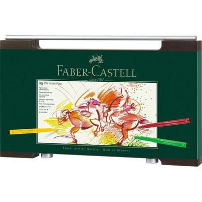 Faber-Castell Tuschestifte Pitt Artist Pen, 90er Holzkoffer