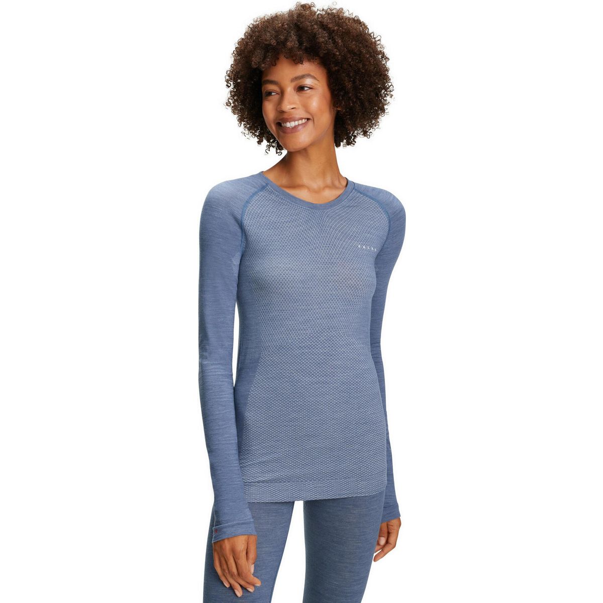 Falke Damen Langarmshirt Wool-tech Light capitain (6751) (6751) L 33474-6751-L