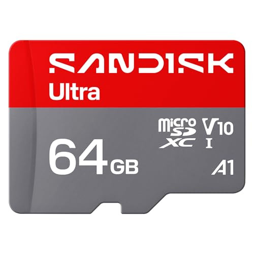 SanDisk Ultra microSDXC UHS-I geheugenkaart met SD-adapter, 64 GB