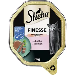 Sheba Finesse Feine Pastete mit Lachs 22x85 g