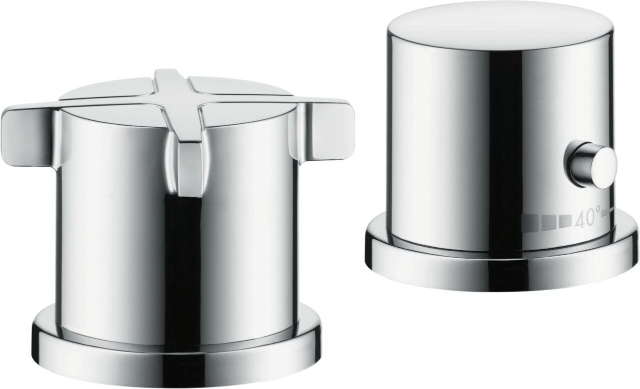 Hansgrohe Grundset Wannenrandthermostat für externen Auslauf, 13550180 13550180