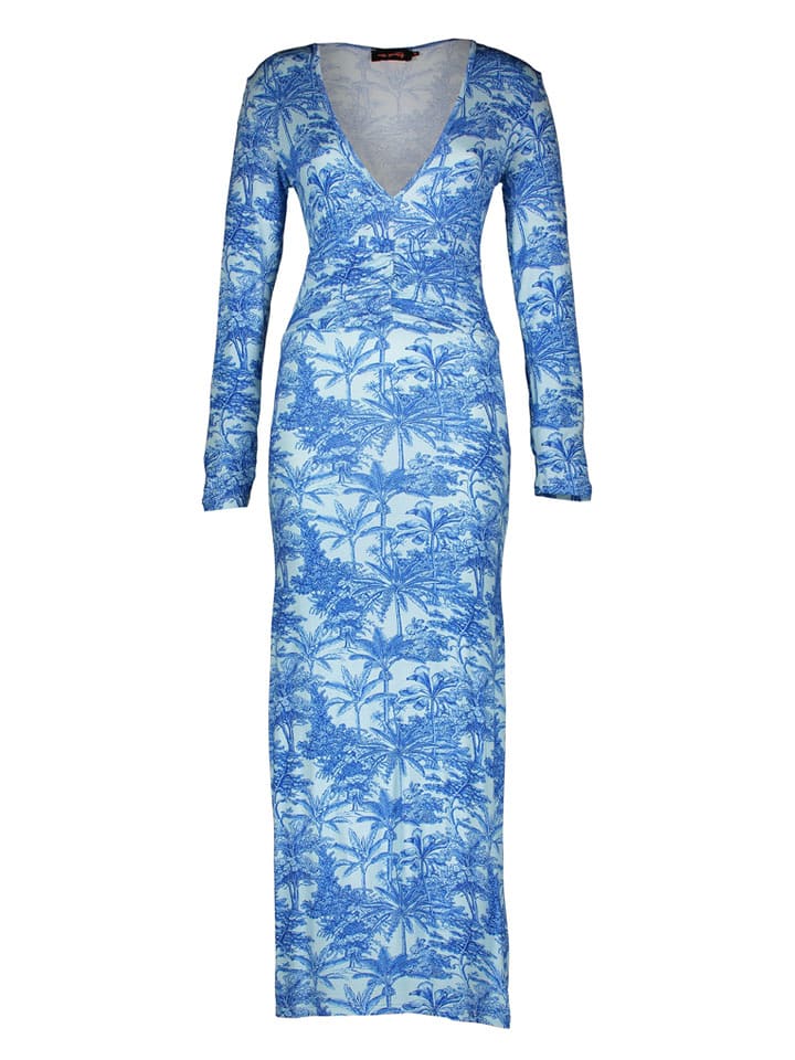 miss goodlife Kleid "Blue Paradise" in Blau - M