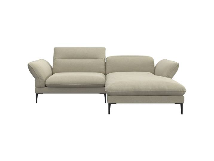 Ecksofa Tiara Stoff beige B 241 T 88 cm