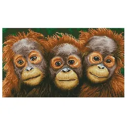 Diamond Dotz Diamond Painting Orang Utans