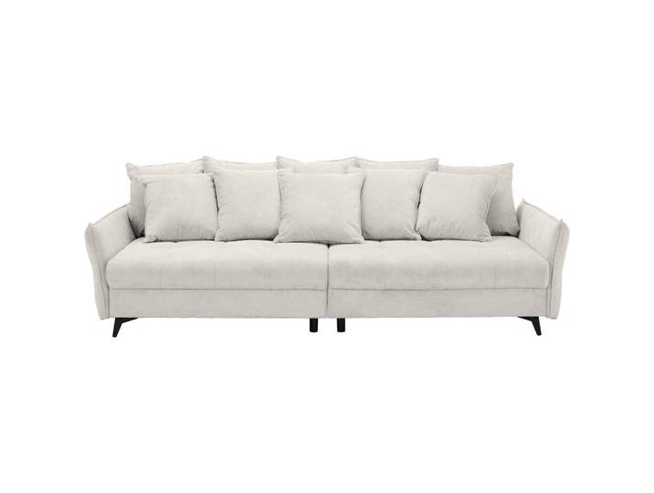Ambia Home Bigsofa, Weiss, Metall, Füllung: Schaumstoff, 282x94x127 cm, Rücken echt, Wohnzimmer, Sofas & Couches, Bigsofa