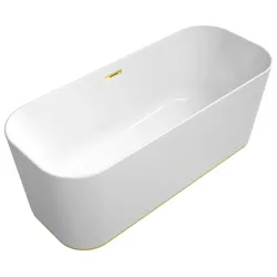 Villeroy & Boch Badewanne Finion Design-Ring Gold White Alpin, 177FIN7A300V201 177FIN7A300V201
