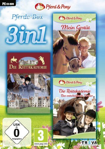Treva Entertainment - 3 in 1 - Mein Gestüt + Die Reitakademie + Die Reitakademie 2: Das entscheidende Turnier - Preis vom 11.10.2026 03:10:56 h