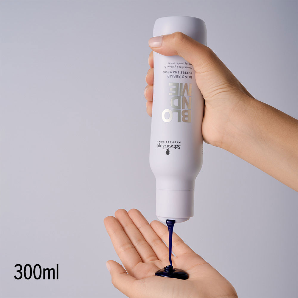 Schwarzkopf Blondme Bond Repair champú morado 300 ml