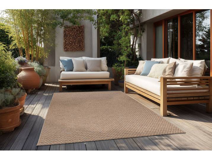 Kurzflorteppich Tribal 525 Multicolor/Multicolor 80 x 150cm Strukturstoff