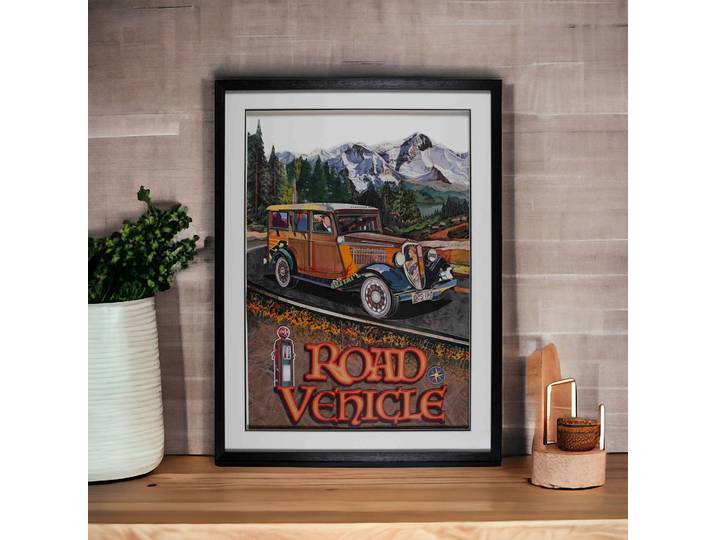 Tableau Décoratif Voiture Ancienne