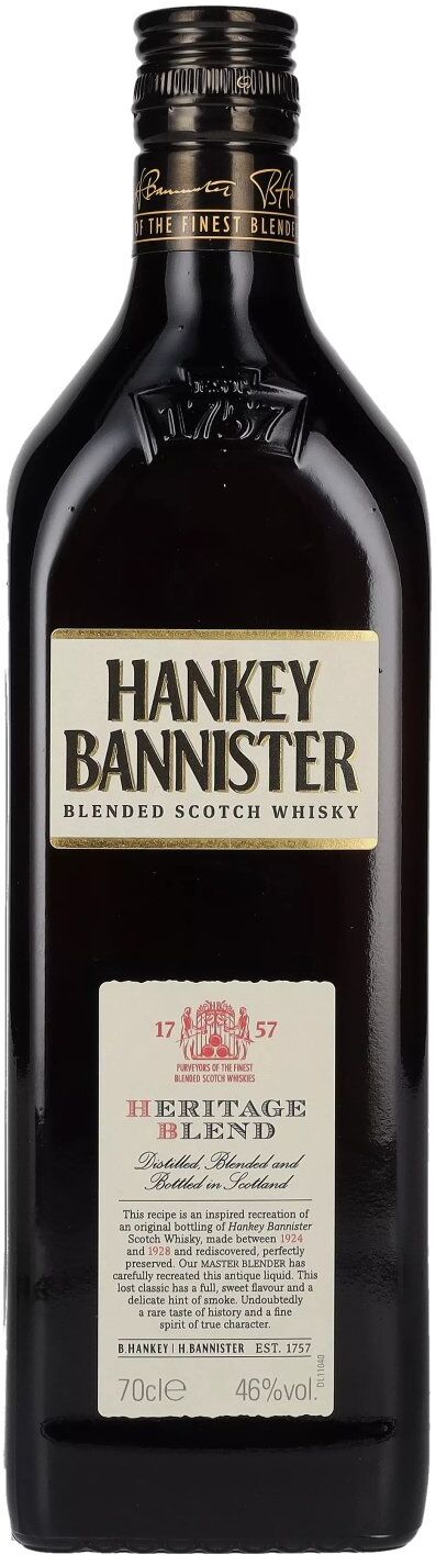 Hankey Bannister HERITAGE BLEND Blended Scotch Whisky 46% Vol. 0,7l