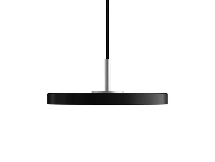 Asteria Pendelleuchte Micro Black/Steel Top - UMAGE - Esszimmer - Metall